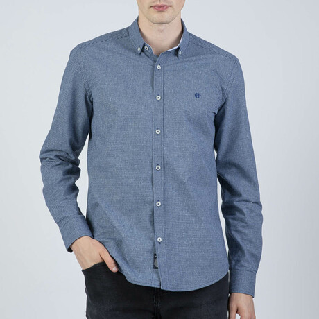 Jason Button Up Shirt // Blue (XS)