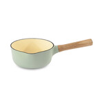 Ron 7" Cast Iron Saucepan // 1.8 qt (Green)