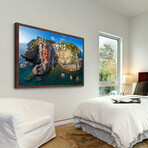 Riomaggiore Framed Print (12"H x 18"W x 1.5"D)