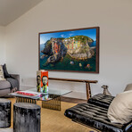 Riomaggiore Framed Print (12"H x 18"W x 1.5"D)