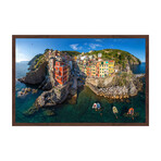 Riomaggiore Framed Print (12"H x 18"W x 1.5"D)