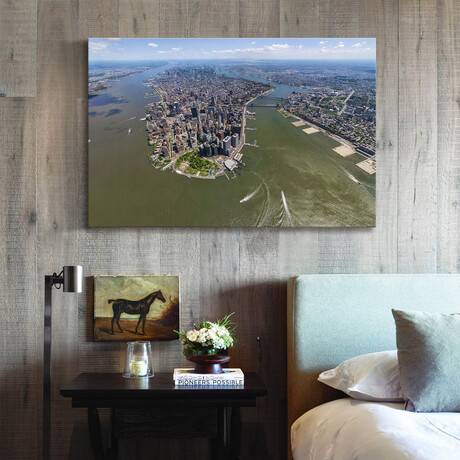 NY Day Print on Wrapped Canvas (8"H x 12"W x 1.5"D)