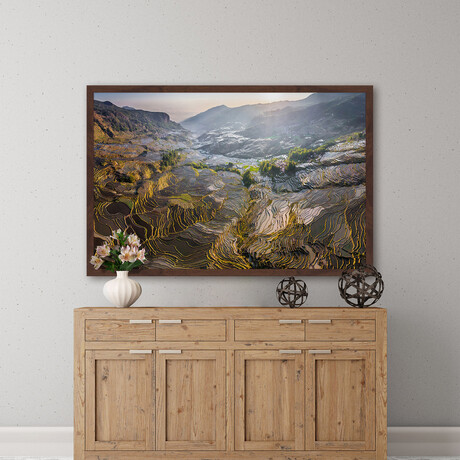 Yuanyang Framed Print (12"H x 18"W x 1.5"D)