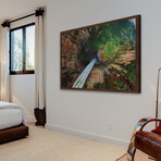 Angel Dragon Fall Framed Print (12"H x 18"W x 1.5"D)