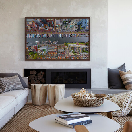 Amsterdam Framed Print (12"H x 18"W x 1.5"D)