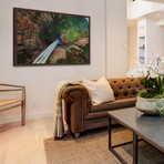 Angel Dragon Fall Framed Print (12"H x 18"W x 1.5"D)