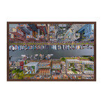 Amsterdam Framed Print (12"H x 18"W x 1.5"D)