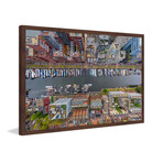 Amsterdam Framed Print (12"H x 18"W x 1.5"D)