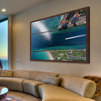 Racing Through Framed Print (12"H x 18"W x 1.5"D)