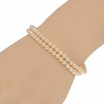 Paradise 18K White Gold Pearl Bracelet // 7" // Store Display
