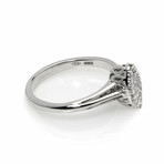18K White Gold Diamond Cluster Ring // Ring Size: 7.25 // Store Display