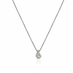 Dream 18K White Gold Diamond Necklace // 16" // Store Display