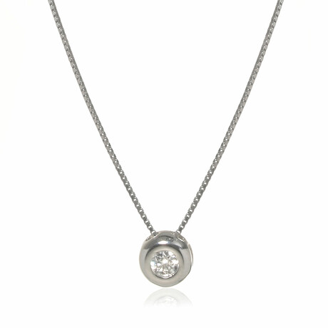 Bagliori 18K White Gold Diamond Necklace // 16" // Store Display