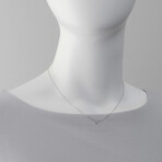 Dream 18K White Gold Diamond Necklace // 16" // Store Display