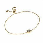 Lumina 18K Yellow Gold + 18k White Gold Diamond Bracelet // 9" // Store Display