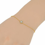 Lumina 18K Yellow Gold + 18k White Gold Diamond Bracelet // 9" // Store Display