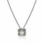Lumina 18K White Gold Diamond Pendant Necklace // 16" // Store Display