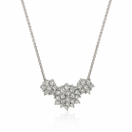 Elisir 18K White Gold Diamond Necklace // 16" // Store Display
