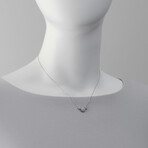 Elisir 18K White Gold Diamond Necklace // 16" // Store Display