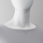 Rugiada 18K White Gold Diamond Necklace // 15"-16" // Store Display