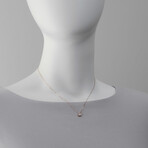 Lumina 18K Rose Gold + 18k White Gold Diamond Necklace // 15"-16" // Store Display