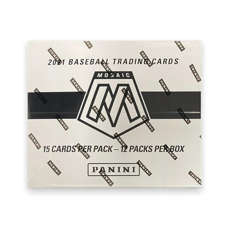 2021 Panini Mosaic Baseball Cello Box // Sealed Box Of Cards