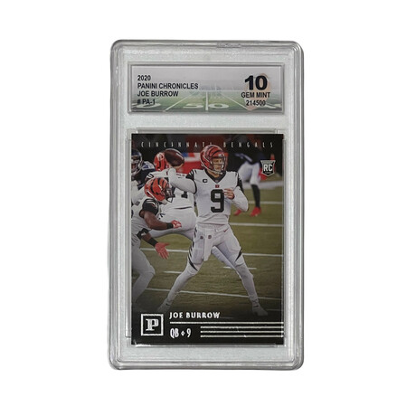 Joe Burrow // 2020 Panini Chronicles // Rookie Card Ver. 1 // DGA 10 Gem  Mint - Sports Trading Cards - Touch of Modern