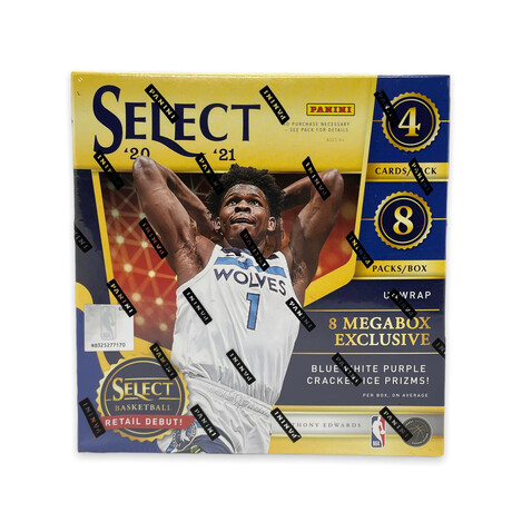 2021 Panini Select Basketball Mega Box // Chasing Rookies (Ball, Edwards, Haliburton Etc.) // Sealed Box Of Cards