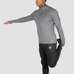 NKMR Training Dry Half Zip Top // Dark Gray (Small)