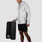 NKMR Neotech Full Zip Hoodie 2.0 // Light Gray (Small)