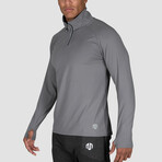 NKMR Training Dry Half Zip Top // Dark Gray (Small)