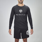 NKMR Jersey Bonded Long sleeve // Black (Small)