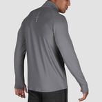 NKMR Training Dry Half Zip Top // Dark Gray (Small)