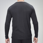 NKMR Jersey Bonded Long sleeve // Black (Small)