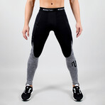 NKMR Neotech Sweatpants // Black + Gray (Small)