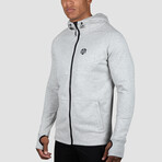 NKMR Neotech Full Zip Hoodie 2.0 // Light Gray (Small)