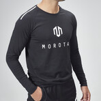 NKMR Jersey Bonded Long sleeve // Black (Small)