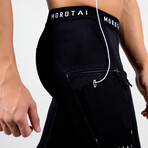 NKMR Neotech Sweatpants // Black + Gray (Small)