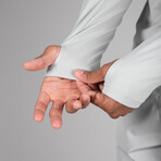 NKMR Training Dry Half Zip Top // Light Gray (Small)