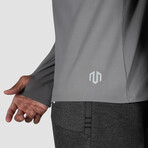 NKMR Training Dry Half Zip Top // Dark Gray (Small)
