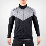 NKMR Performance Running Jacket // Gray Melange (Small)
