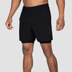 NKMR Kansei Shorts // Black (Small)