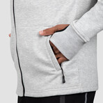 NKMR Neotech Full Zip Hoodie 2.0 // Light Gray (Small)