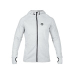 NKMR Neotech Full Zip Hoodie 2.0 // Light Gray (Small)
