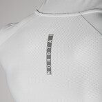 NKMR Training Dry Half Zip Top // Light Gray (Small)