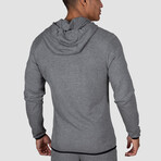 NAKA SAKURA Travel Hoodie // Gray Melange (Small)