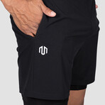 NKMR Kansei Shorts // Black (Small)