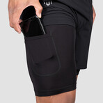 NKMR Kansei Shorts // Black (Small)