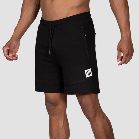NKMR Interlock Shorts // Black (Small)