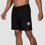 NKMR Interlock Shorts // Black (Small)